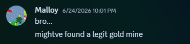 Second message from a member in the Evidence Desk Discord community